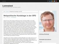 Bild zum Artikel: Netzpolitische Hundstage in der SPD