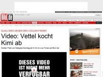 Bild zum Artikel: Video: Vettel kocht Kimi ab