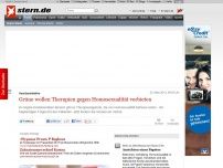 Bild zum Artikel: Gesetzesinitative: Grüne wollen Therapien gegen Homosexualität verbieten