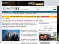 Bild zum Artikel: Berechnung: Rot-grünes Steuerkonzept wird teuer für die Mitte