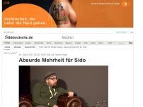 Bild zum Artikel: Polit-Talk mit Stefan Raab: Absurde Mehrheit für Sido