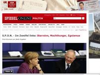 Bild zum Artikel: S.P.O.N. - Im Zweifel links: Starrsinn, Machthunger, Egoismus