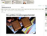 Bild zum Artikel: Tipps für Verbraucher: Die größten Ernährungsschwindel