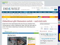 Bild zum Artikel: USA: Obdachloser gibt Diamanten zurück – und wird reich