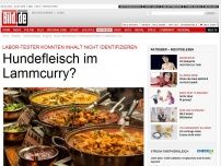 Bild zum Artikel: Großbritannien - Hundefleisch im Lammcurry?