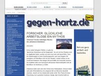 Bild zum Artikel: Forscher: Glücke Arbeitslose ein Mythos