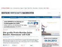 Bild zum Artikel: Die große Preis-Bombe beim Benzin: Ramsauer will E20