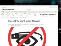 Bild zum Artikel: Initiative gegen Google Glass: Diese Brille sieht nichts Rosarot