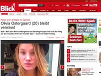 Bild zum Artikel: Polizei «extrem besorgt»: Von Olivia (20) fehlt immer noch jede Spur