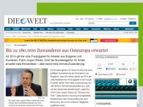 Bild zum Artikel: EU-Freizügigkeit: Bis zu 180.000 Zuwanderer aus Osteuropa erwartet