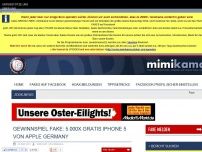 Bild zum Artikel: Gewinnspiel Fake: 5.000x GRATIS iPhone 5 von Apple Germany