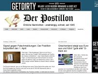 Bild zum Artikel: Signal gegen Falschmeldungen: Der Postillon boykottiert den 1. April