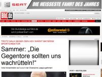 Bild zum Artikel: Nach 9:2 gegen den HSV - Sammer: „Die Gegentore sollten uns wachrütteln!“