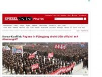 Bild zum Artikel: Korea-Konflikt: Regime in Pjöngjang genehmigt Atomangriff auf USA 