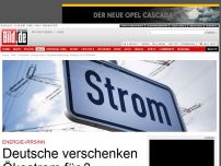 Bild zum Artikel: Energie-Irrsinn - Deutsche verschenken Ökostrom für 3 Milliarden