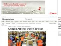 Bild zum Artikel: Protest gegen Niedriglöhne: Tausende Amazon-Arbeiter wollen streiken