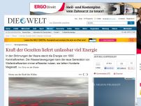 Bild zum Artikel: Stromgewinnung: Kraft der Gezeiten liefert unfassbar viel Energie