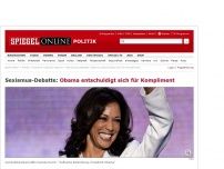 Bild zum Artikel: Sexismus-Debatte: Obama entschuldigt sich für Kompliment