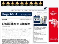 Bild zum Artikel: Smells like sex offender