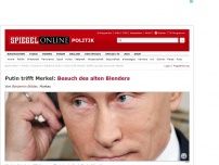 Bild zum Artikel: Putin trifft Merkel: Besuch des alten Blenders