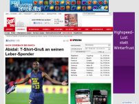 Bild zum Artikel: Comeback bei Barca  -  

Abidal: T-Shirt-Gruß an seinen Leber-Spender