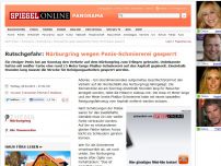 Bild zum Artikel: Rutschgefahr: Nürburgring wegen Penis-Schmiererei gesperrt