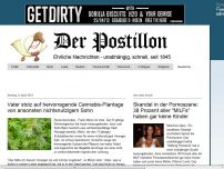 Bild zum Artikel: Vater stolz auf hervorragende Cannabis-Plantage von ansonsten nichtsnutzigem Sohn