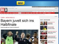 Bild zum Artikel: Turin – München 0:2 - Bayern juvelt sich ins Halbfinale