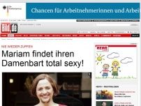 Bild zum Artikel: Nie wieder Zupfen - Miriam findet ihren Damenbart total sexy!