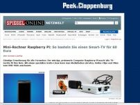 Bild zum Artikel: Mini-Rechner Raspberry Pi: So basteln Sie einen Smart-TV für 60 Euro