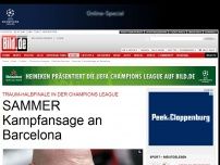 Bild zum Artikel: Bayerns Sammer - Kampfansage an Barcelona