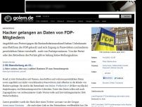 Bild zum Artikel: Anonymous: Hacker gelangen an Daten von FDP-Mitgliedern