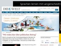 Bild zum Artikel: Anti-Euro-Partei: 'Wir reden hier über politischen Betrug'