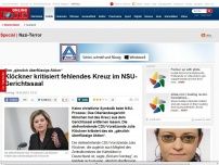 Bild zum Artikel: Eine 'gänzlich überflüssige Aktion' - Klöckner kritisiert fehlendes Kreuz im NSU-Gerichtssaal