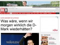 Bild zum Artikel: Euro-Gegner im Aufwind - Was wäre, wenn die D-Mark zurückkommt?