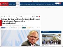 Bild zum Artikel: Hohe Staatsschulden und Enteignung à la Zypern - Folgen der teuren Euro-Rettung: Droht auch Deutschlands Sparern eine Zwangsabgabe?
