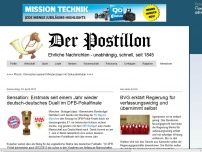 Bild zum Artikel: Sensation: Erstmals seit einem Jahr wieder deutsch-deutsches Duell im DFB-Pokalfinale