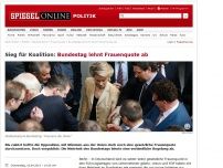 Bild zum Artikel: Sieg für Koalition: Bundestag lehnt Frauenquote ab