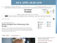 Bild zum Artikel: Missbrauch-Vorwurf: Mutter korrigiert ihre Entlastung Cohn-Bendits