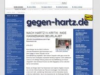 Bild zum Artikel: Nach Hartz IV-Kritik: Inge Hannemann beurlaubt