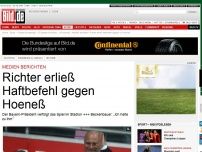 Bild zum Artikel: Medien berichten - Richter erließ Haftbefehl gegen Hoeneß