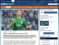 Bild zum Artikel: Raserei um 3 Uhr auf der Autobahn: Werder suspendiert Arnautovic und Elia