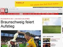 Bild zum Artikel: Last-Minute-Sieg - Braunschweig feiert Rückkehr in 1. Liga nach 28 Jahren