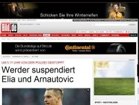 Bild zum Artikel: Von Polizei gestoppt - Werder suspendiert Elia und Arnautovic