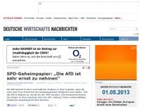 Bild zum Artikel: SPD-Geheimpapier: „Die AfD ist sehr ernst zu nehmen“