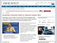 Bild zum Artikel: Europawahl: Deutscher Liberaler läuft zu Athener Linken über