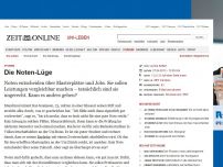 Bild zum Artikel: Studium: 
			  Die Noten-Lüge