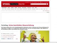 Bild zum Artikel: Parteitag: Grüne beschließen Steuererhöhung