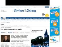 Bild zum Artikel: FDP-Mitglieder zahlen mehr