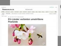 Bild zum Artikel: Bienensterben: EU-Länder verbieten umstrittene Pestizide